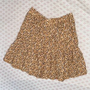 Flair, ruffle mini skirt